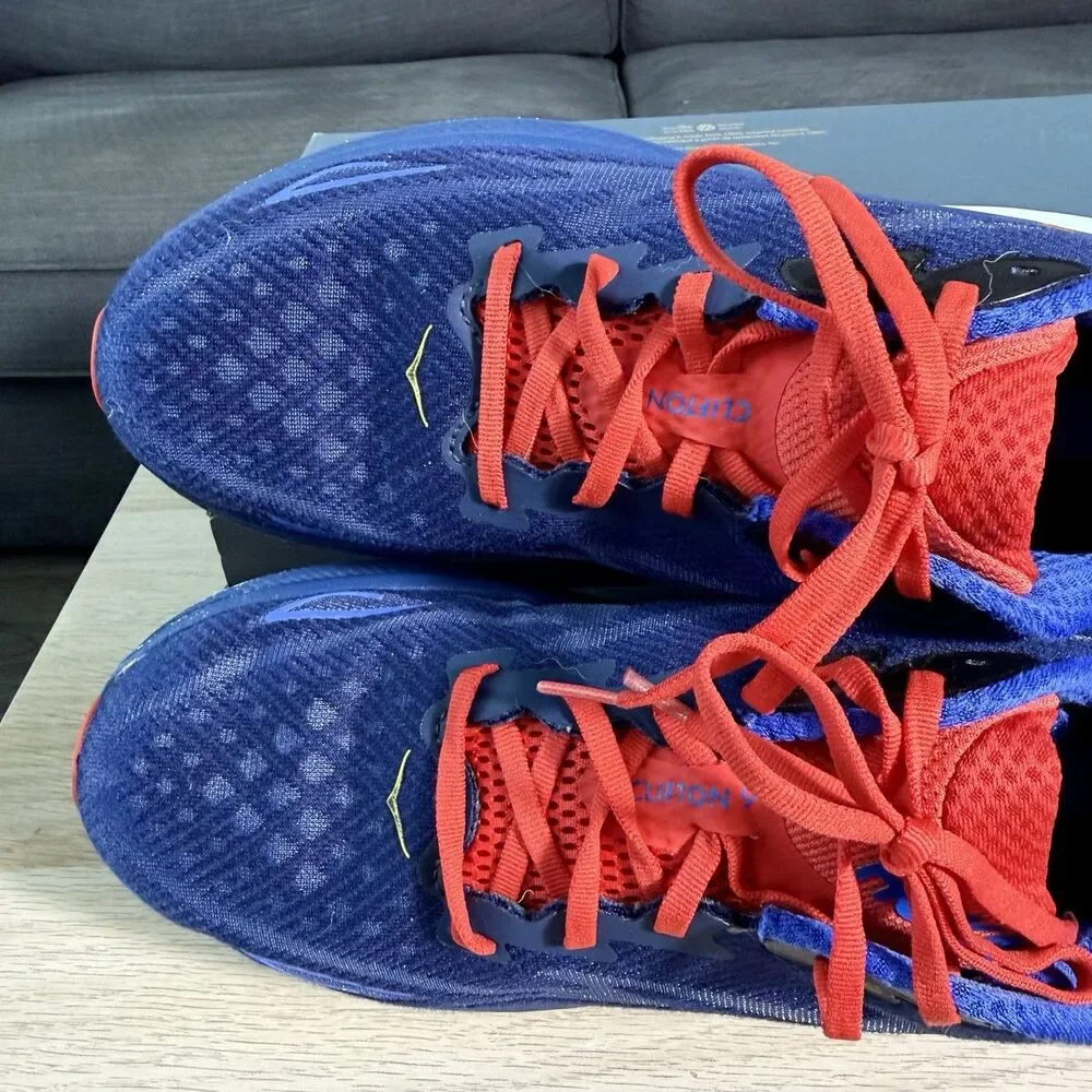 Hoka One One Clifton 9 Bellwether Blue Running Shoes Men's Size 10D - Picture 6 of 12